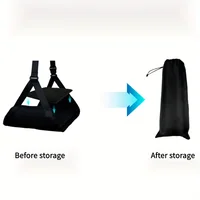 The 1PC travel rest hammock can be used to store office nap footrests, high-speed rail seat footrests, and airplane hammocks 4