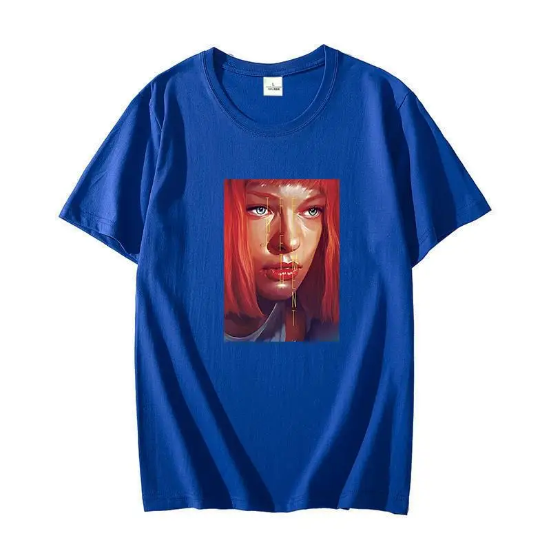 

Classic graphic t shirts Fifth Element Ruby Rodd Leeloo Korben Dallas Zorg Oversized t-shirt short sleeve t-shirts Men clothing