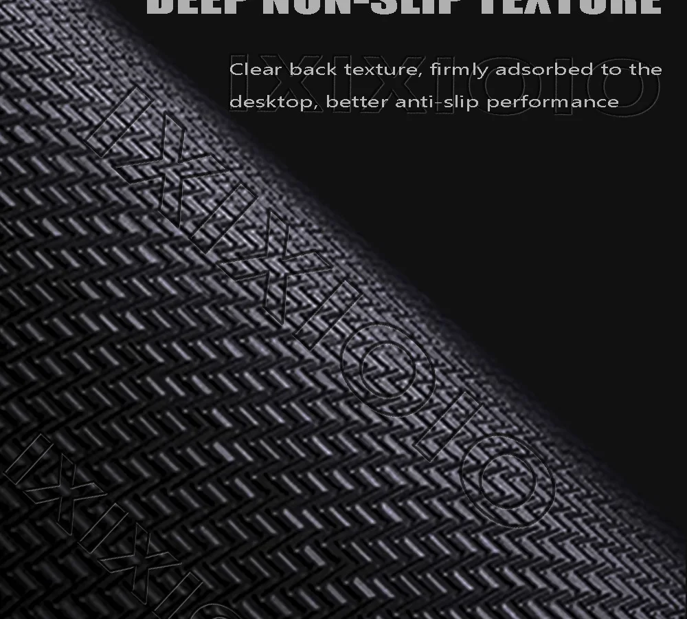 Non slip rubber base underwater desk mat