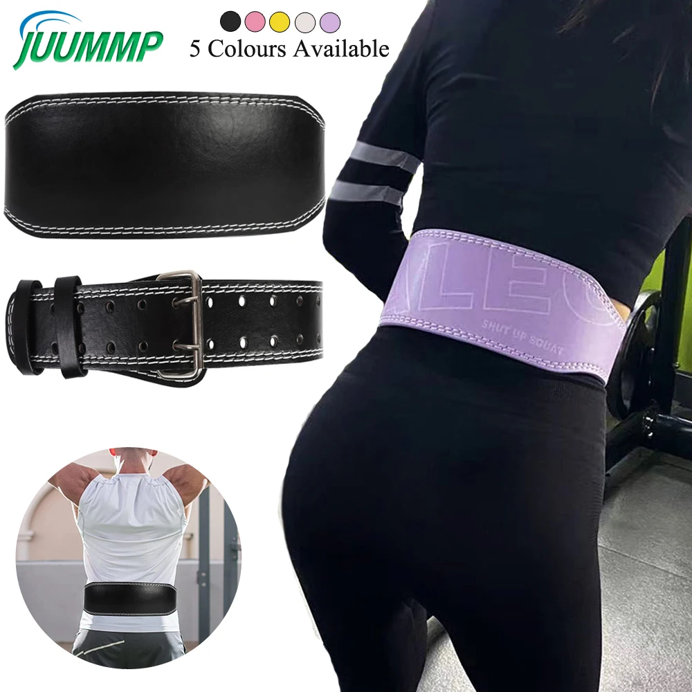 

Weight Lifting Belt for Men & Women - UV Leather Gym Belts for Weightlifting, Strength Training, Squat or Deadlift Workout 1Pcs