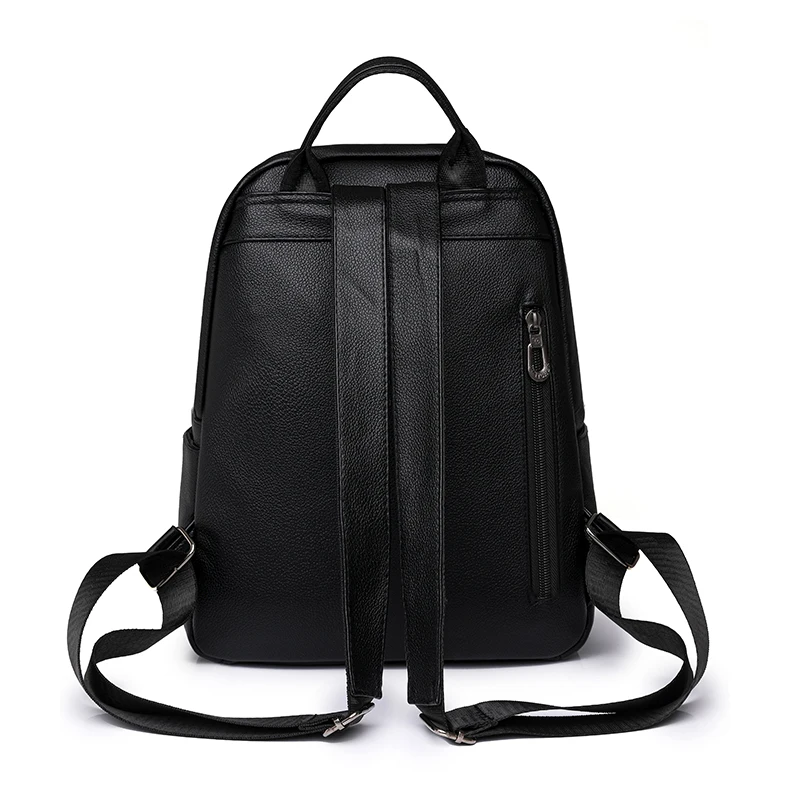 authentic leather backpack purse Stylish Large Capacity Soft Multifunctional Women's Genuine Leather Launch Date: [2025-09-01] Color:Daisy Days 2 side pockets and Drifter 15 L Laptop
