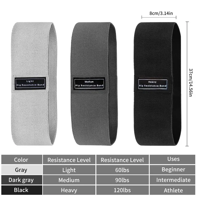 Fabric Resistance Hip Booty Bands Glute Thigh Elastic Workout Bands Squat Circle Stretch Fitness Strips Loops Yoga Gym Equipment 6