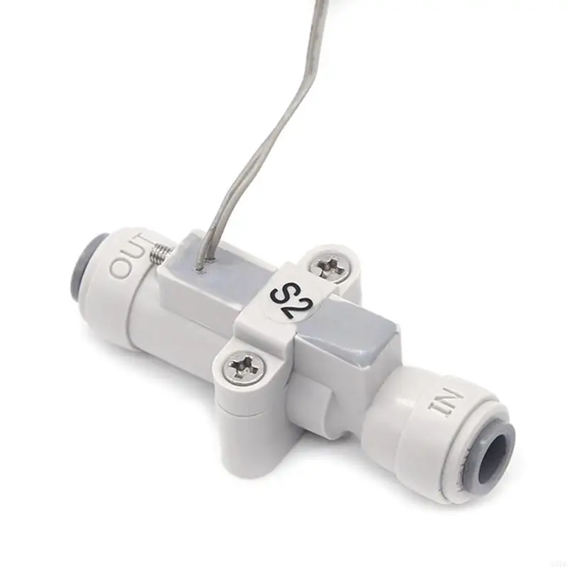 367D 1/4" Water Flow Sensor Food-grade Switch Flowmeter Fluid Meter Lightweight Easy Installation Used for Water Dispenser