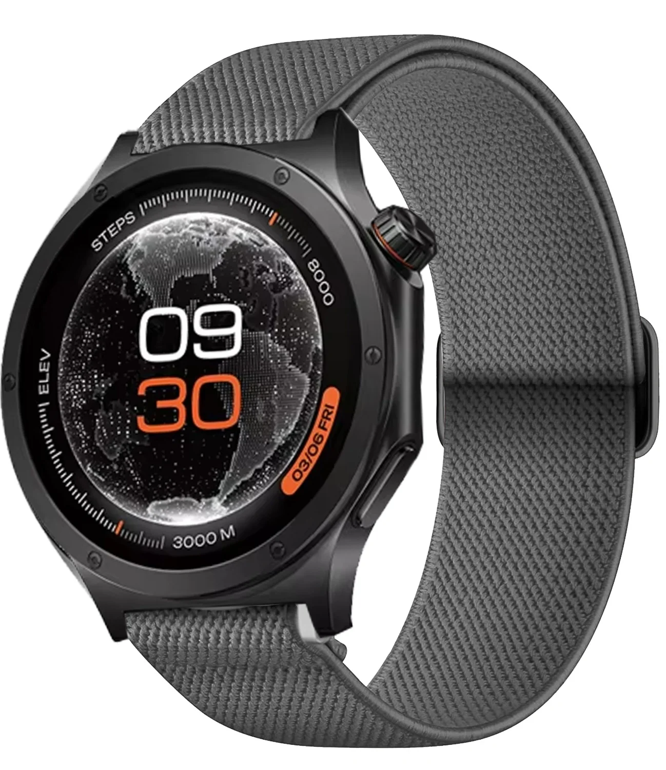 Adjustable Nylon Strap for Smartwatches - Elastic Bracelet Band Accessory