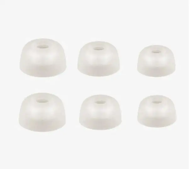 Premium Replacement Eartips - Pack of 6 for True Wireless Earbuds
