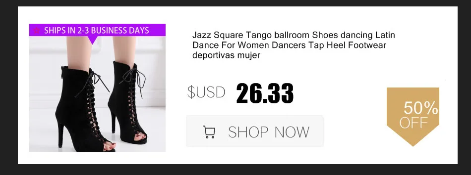 Discounts Sale Jazz Salsa Ballroom Latin Dance Shoes High Heel For Dancing Women Training Ladies Black Flock 1022 Summer Boots