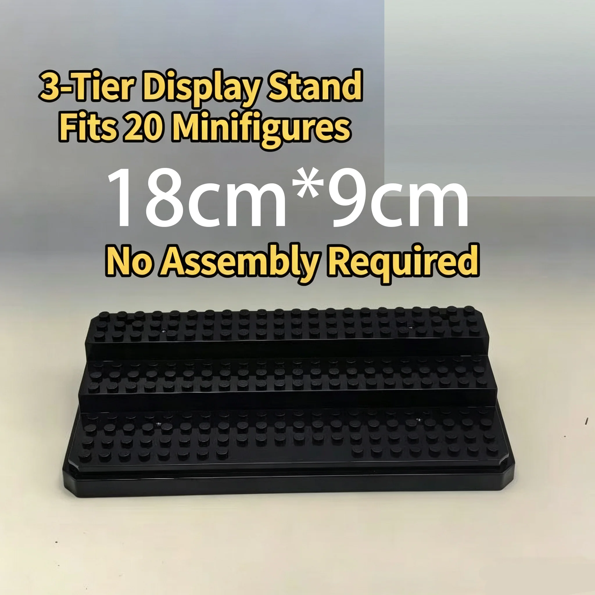 Stackable Acrylic Display Case for Building Block Figures and Toy Collections