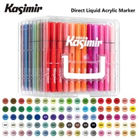 KASIMIR 84/24 Direct-liquid Acrylic Marker Soft Brush Paint Pen Pull out appearance Graffiti Manga School Stationery Supplies 1