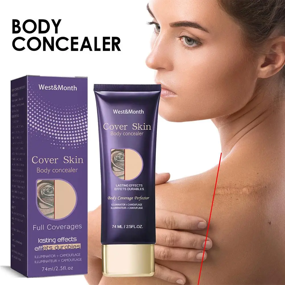 CoverPro Body Concealer Tattoo Concealer Waterproof Birthmarks Professional Freckles Spots Blemish Scars Cover Up Shade Hid O4U4 2
