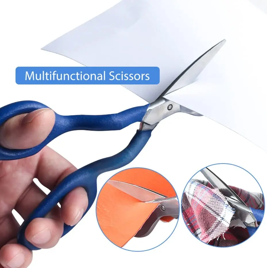 Duckbill Blade Scissors Tufted Carpet Soft Rubber Handle Precision Applique  Craft Household Sewing Crafting Shears Sharp