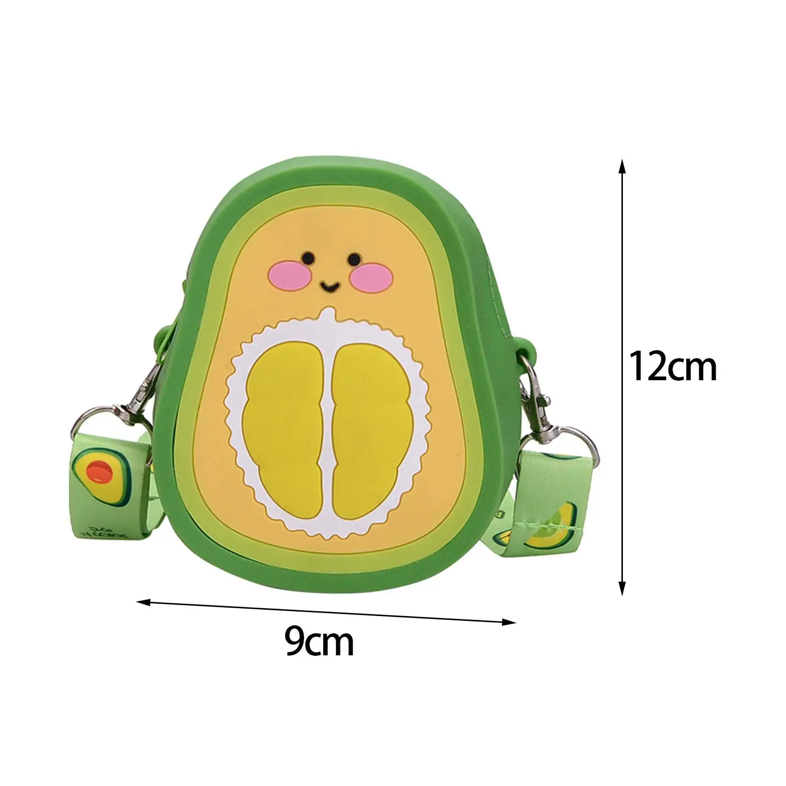 Wallets Bag Silicone Fun Toy Cartoon Shoulder Bag for Travel