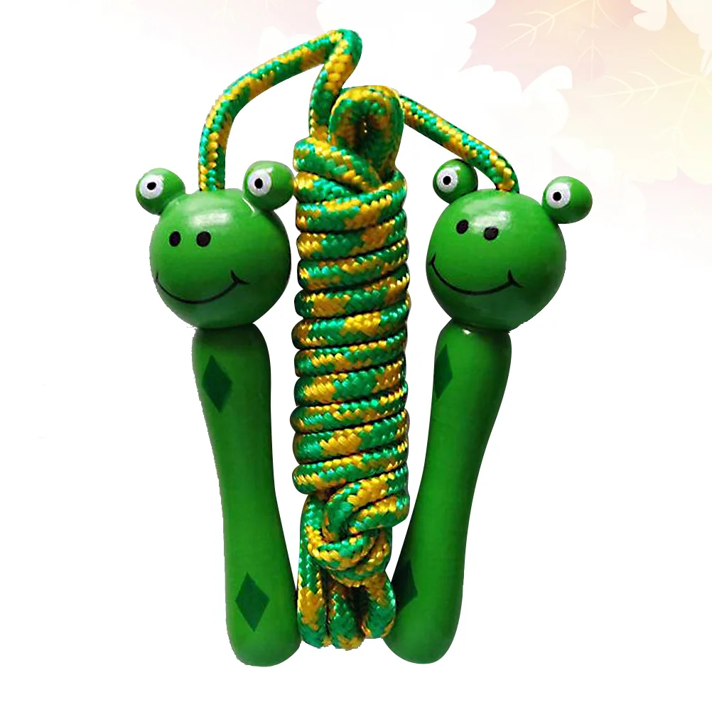 

Children Jump Rope Exercise Skipping Rope Adjustable Fitness Rope Pattern Rope for School Students ( Rope )