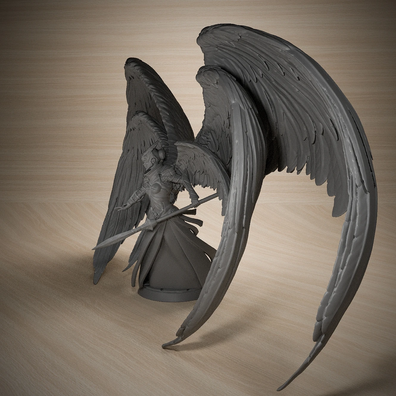 Angel Seraphin 25mm Tabletop Games Model Unpainted Miniatures For Tabletop Games And Role-playing Room Decorations 6