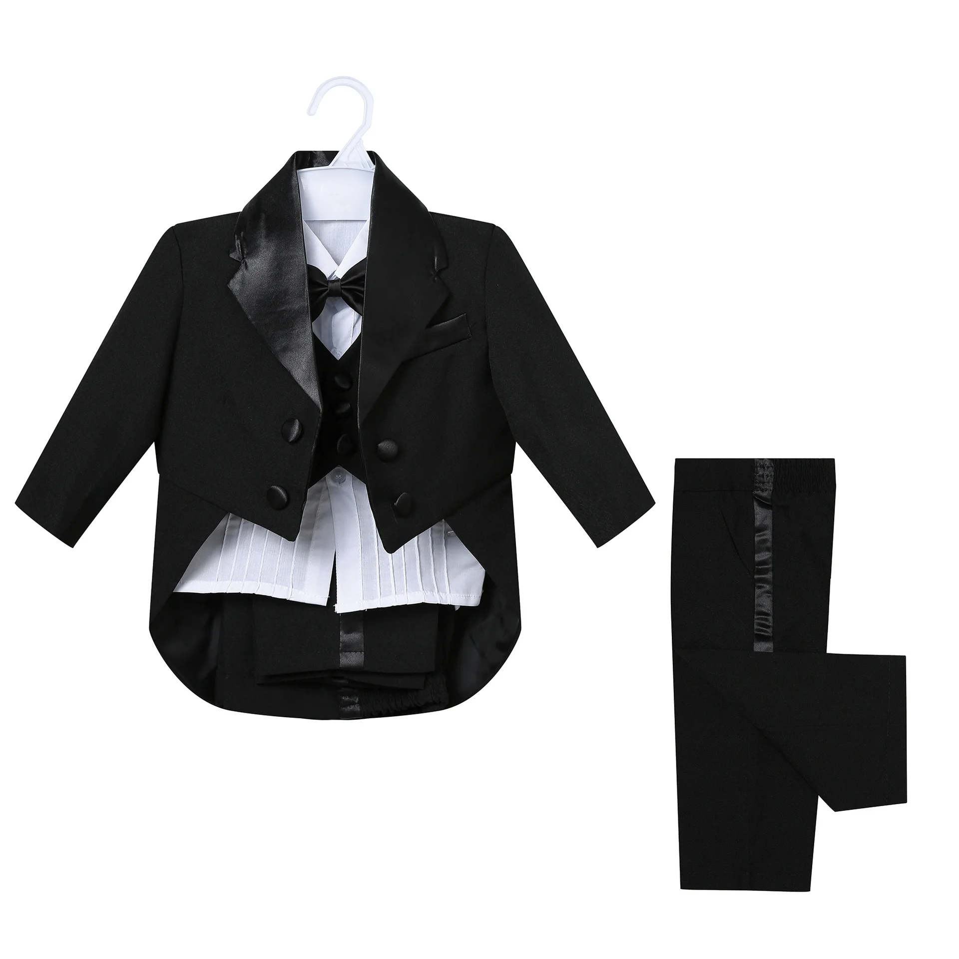 Classic Beige Baby Tuxedo Set 2