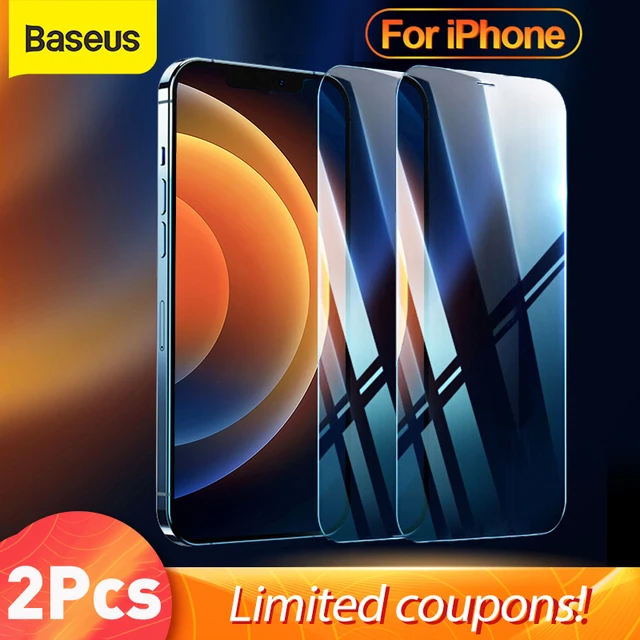 Baseus 2Pcs Tempered Glass For iPhone 14 13 Pro Max Protector For iPhone 12 Pro Max Glass Tempered Film Screen Protector Glass 1