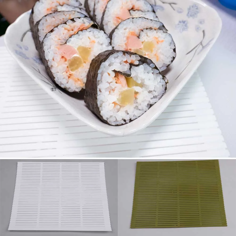 DIY Sushi Roller Mats Non-Stick Washable Reusable Sushi Roll Mold Mat DIY  Food Rolling Rice Rolling Maker Cake Roll Pad Homemade DIY Sushi Making  Plate Mat