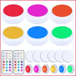 13Color Remote Creative Small Night Lamp With Adjustable Light Clap RGB Color Infrared Remote Control Cabinet Light