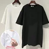 Breastfeeding Cotton T-shirt Short Sleeves Maternity Clothes Summer Loose-fit Breastfeeding Top Feeding Discreet Outfit 2