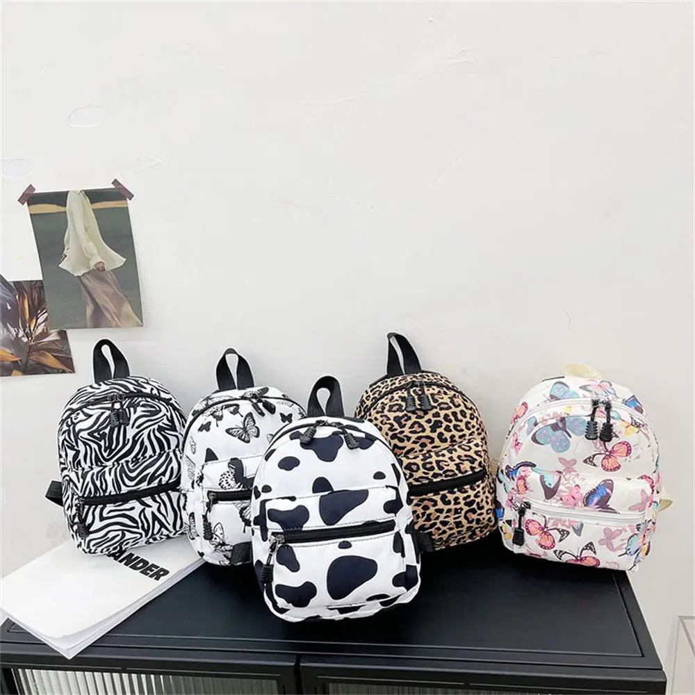 

Mini Backpacks for Women New Trend 2022 Nylon Female Bag Animal Printing Small Feminina Backpack School Bags Teen Girls Knapsack