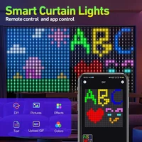 Smart Curtain Lights 400LEDs RGB Fairy Lights Bluetooth App LED String Remote Control DIY Music Sync Window Bedroom Party Decor - Image 2