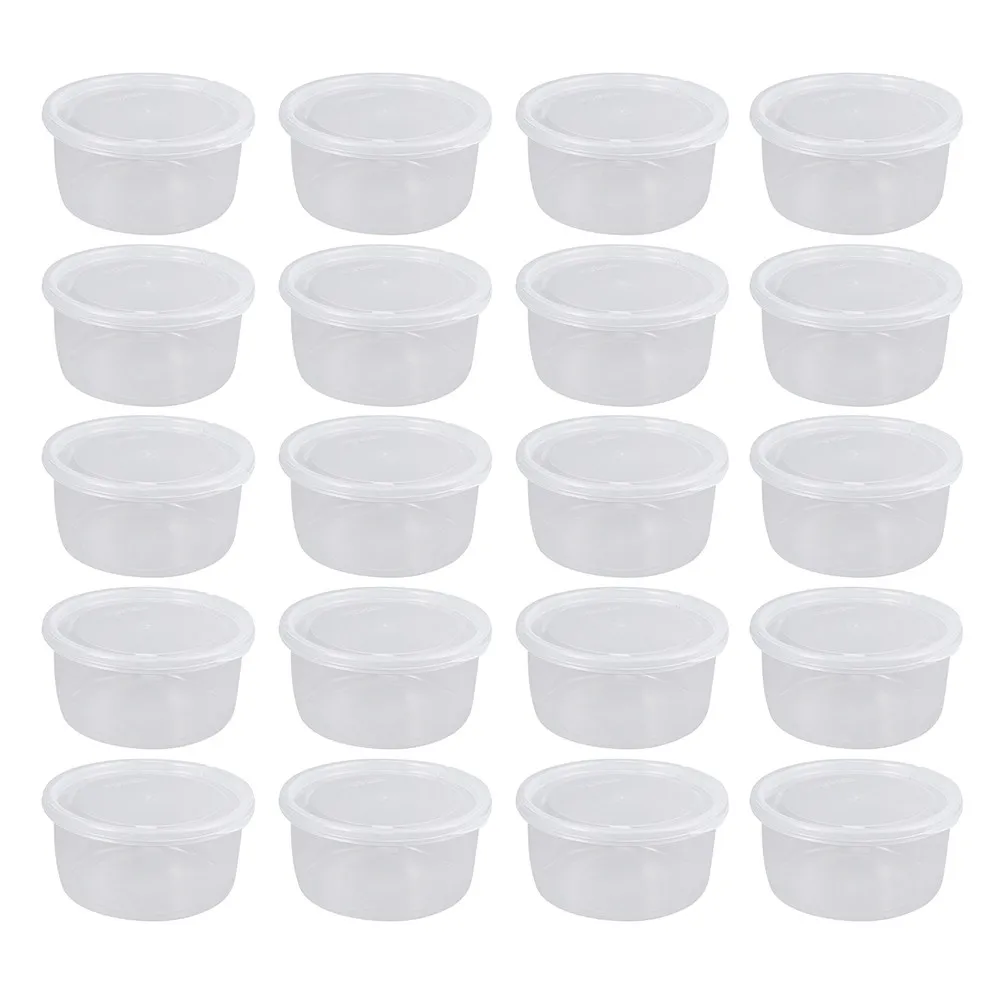 20Pcs 파충류 사육 상자 소형 플라스틱 먹이 상자 탱크 세트 타란툴라, 크리켓, 맨티스, 도마뱀, 달팽이에 적합