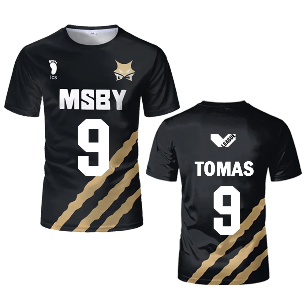 MSBY バレーボールシャツ Mサイズ 13 MIYA Msby Atsumu Miya Uniform Number 13 Haikyuu Anime 3D Hoodie