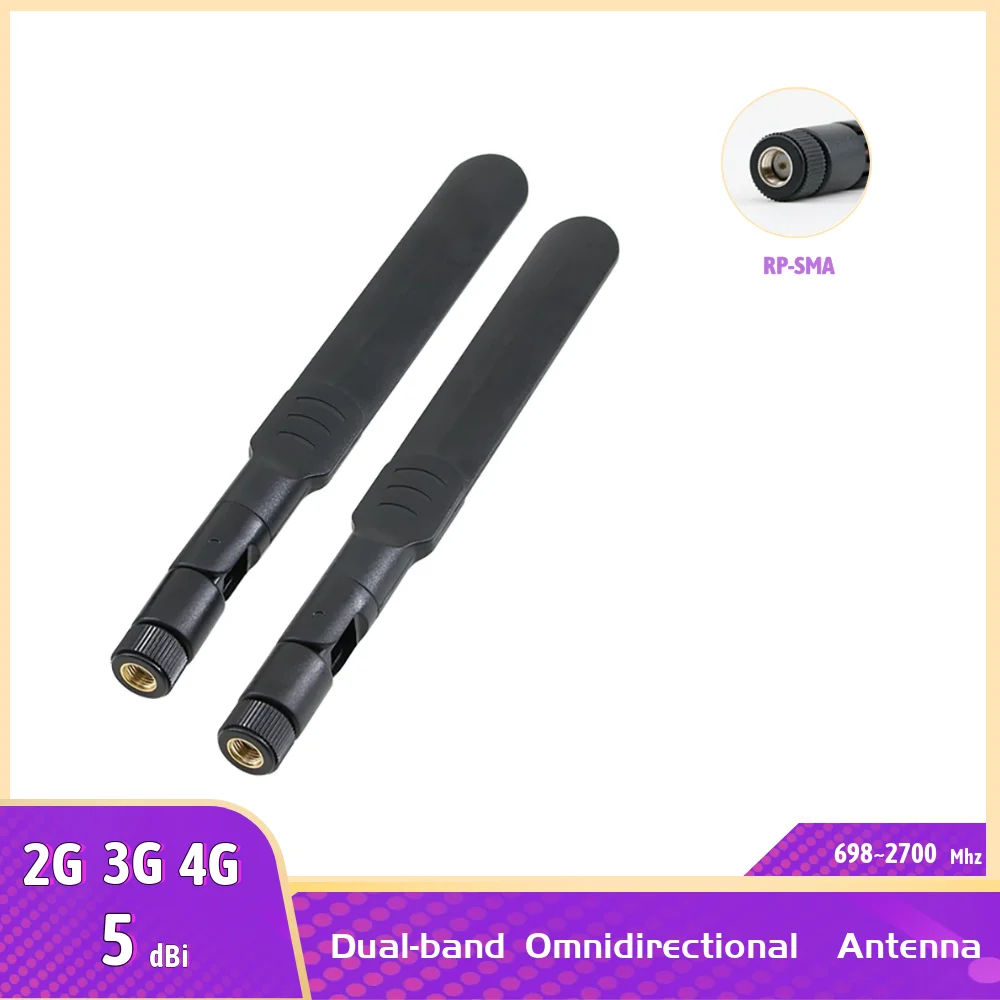 Dual-band 4G LTE Antenna 5dBi RP-SMA External Router Antena WiFi 3G Antenna For Huawei Modem Router 4G Wireless Modem Repeater
