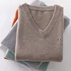 Warm Soft Wool Blended Pullover Men Sweater Cashmere Spring Autumn Jersey Hombre Jumper Pull Homme Hiver Knitted 3