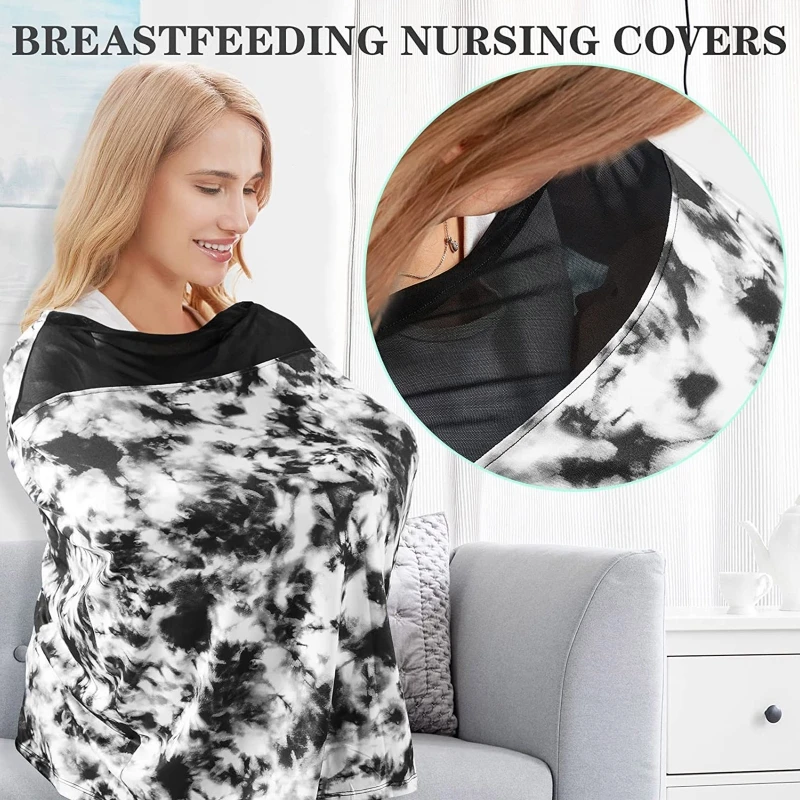 Breastfeeding Nursing Cover Baby Car Seat Cozy Carseat Canopy Stroller Cover