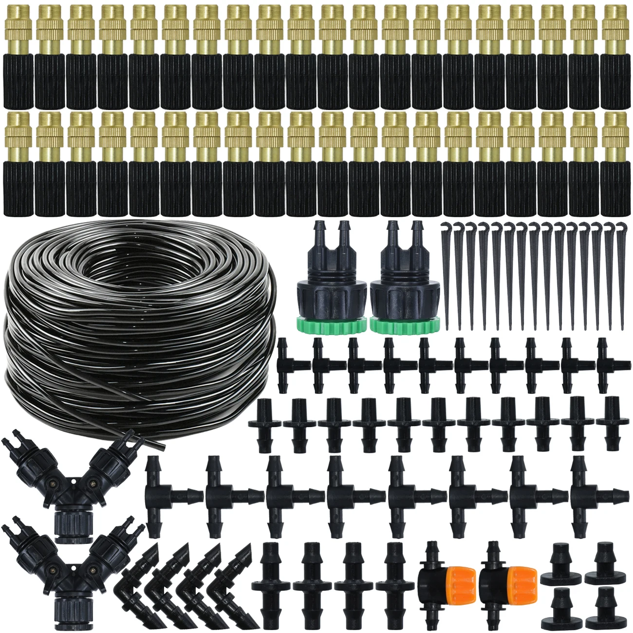 Systu00e8me D'irrigation Goutte U00e0 Goutte De 15 M, Kit D'irrigation Goutte U00e0