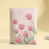 Fashion Cute Bunny Tulip Wallets Rabbit Flower Print Purses Women Pu Leather Short Coin Purse Sweet Card Clip Bag Short Card Bag 5