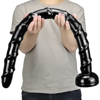 85*5CM XXL Huge Black Dildo Buttplug Strips Masturbator Monster Horse Penis Adult Sex Toys Fisting Gay BDSM Slave Strapon 3