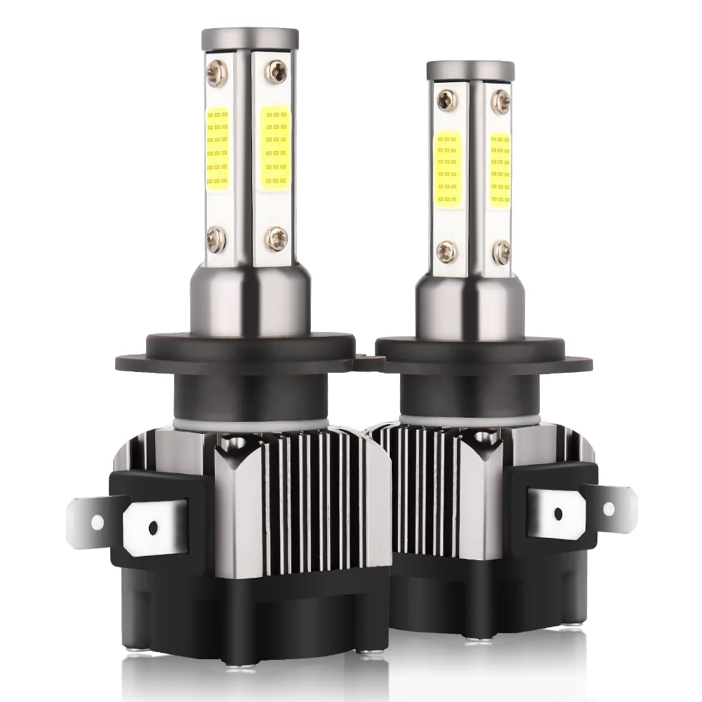 

2Pcs Car Headlight H4 H7 LED H8 H9 H11 HB3 9005 HB4 9006 Led Headlight Bulbs 120W 30000LM 12V LED Bulb 6500K White Car Light