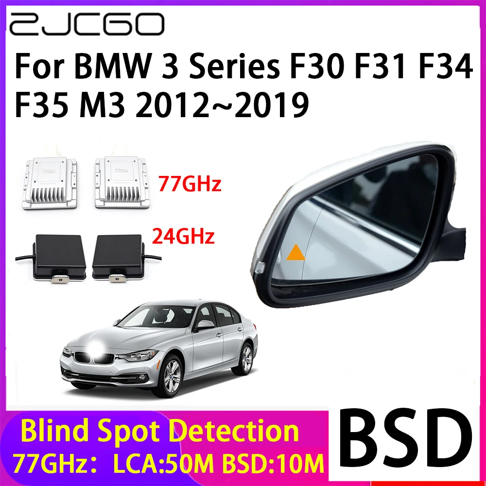 

ZJCGO Car Blind Spot Detection BSD Mirror Rear Radar Detection System for BMW 3 Series F30 F31 F34 F35 M3 2012~2019