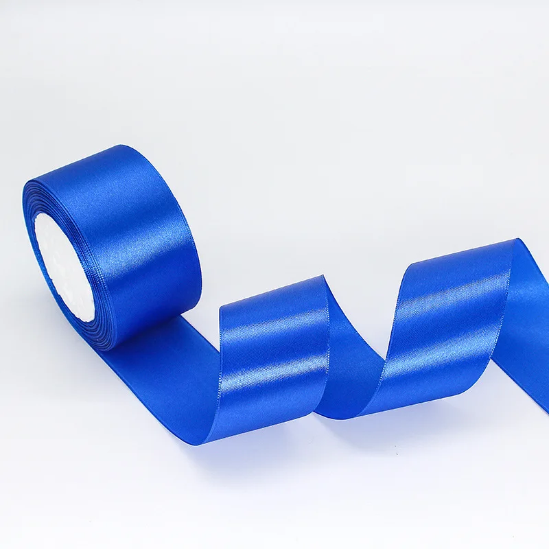 22미터 4cm 리본 롤 새틴 리본 패브릭 테이프 공예용 선물 리본 보우 인공 DIY 의류용 재봉용