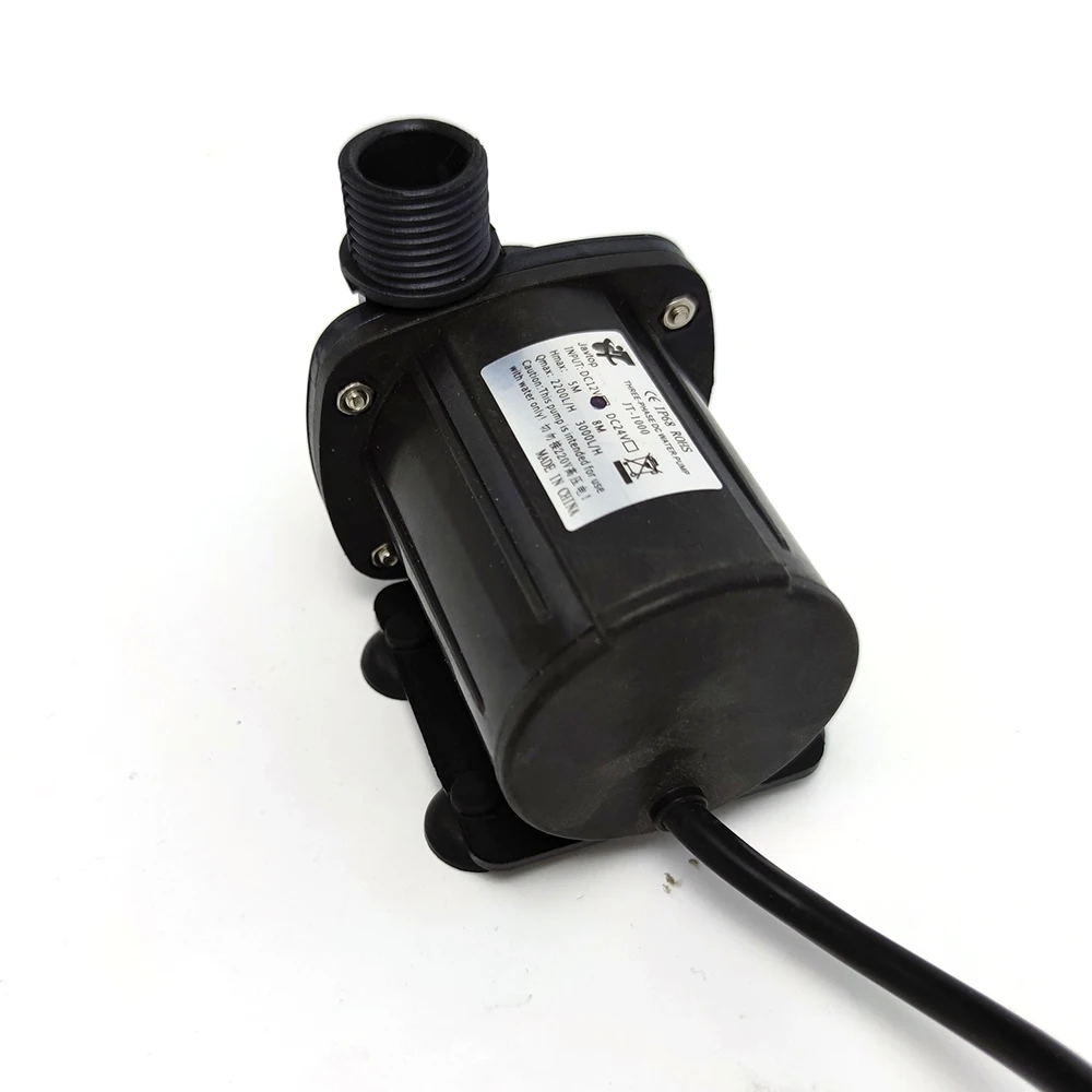High Lift JT-1000B3 DC 12V 24V 2600~3000L/H 8M Submersible Brushless Small Water Pump liquid transfer pump submersible booster pump For Hot Water