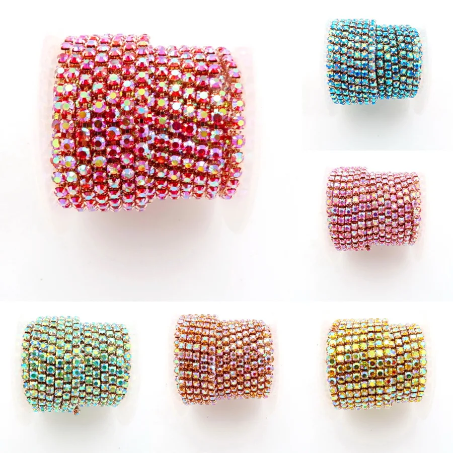 Rhinestone Chain Sew On Rhinestones Rhinestone Trimmings For Dress Shoes Bags