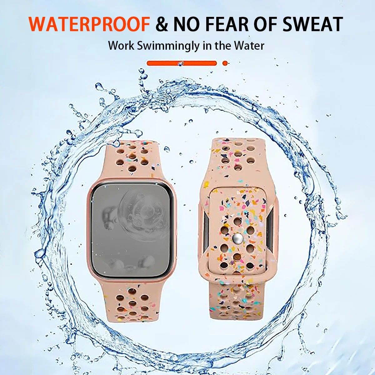 Breathable Sport Silicone Strap