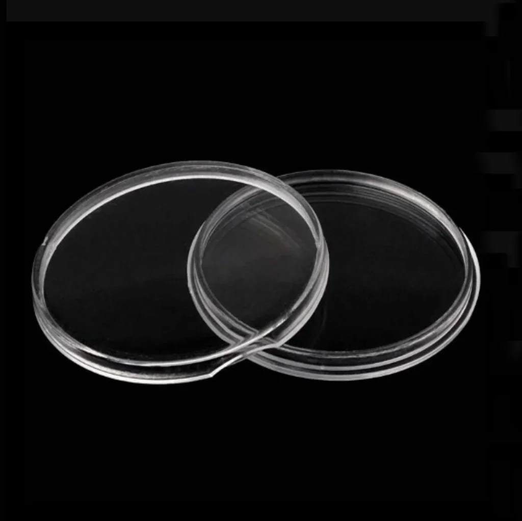 20PCS Transparent 50mm Coin Cases Plastic Coin Capsules Storage Box, 50mm Diameter Coins Organizer Collection Supplies 4