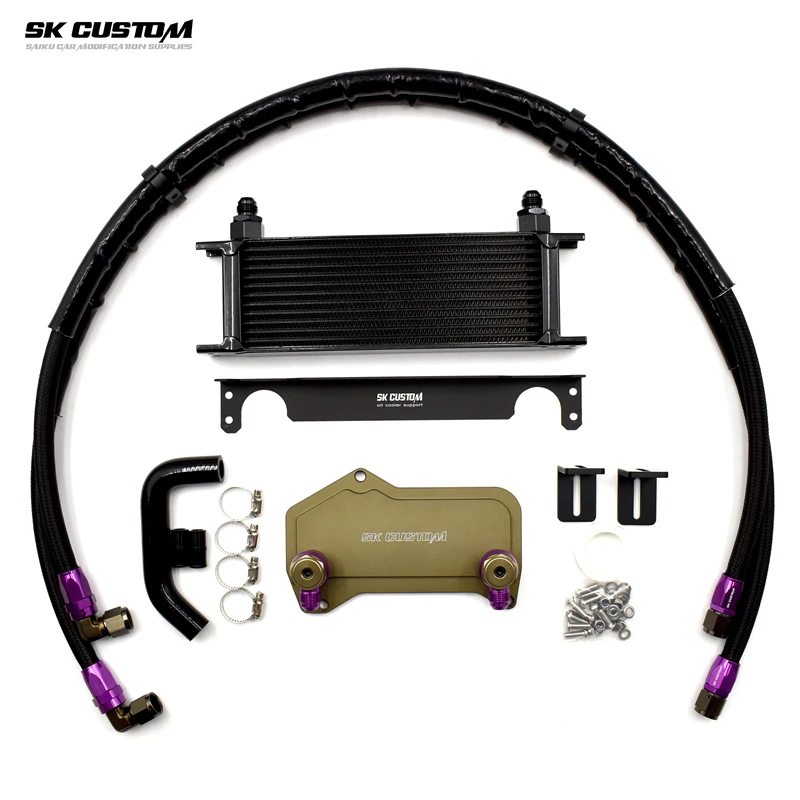 Sk Kit Radiatore Olio Cambio Personalizzato Per Volkswagen Audi Golf Dsg Kit Raffreddamento Olio Cambio 7 Velocità Dq381 Dq500 Radiatore Cambio