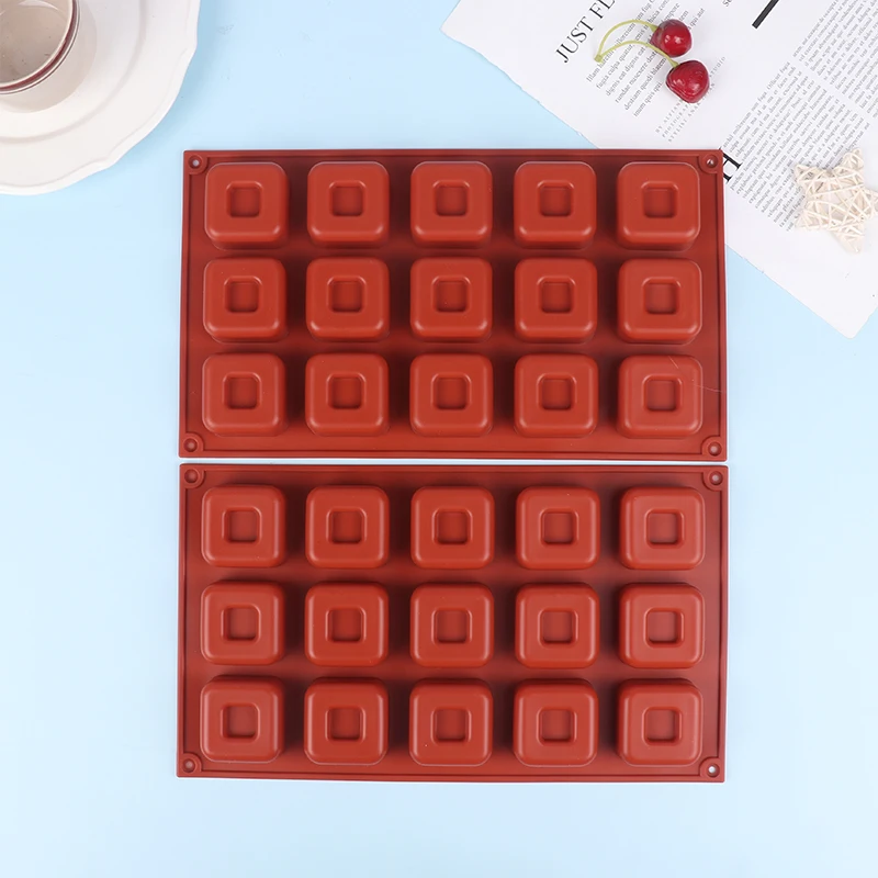 

15Cavity Square Silicone Mold DIY Cake Baking Jelly Pudding Chocolate Mould Ice Cube Muffin Cupcake Biscuit Bake Tray