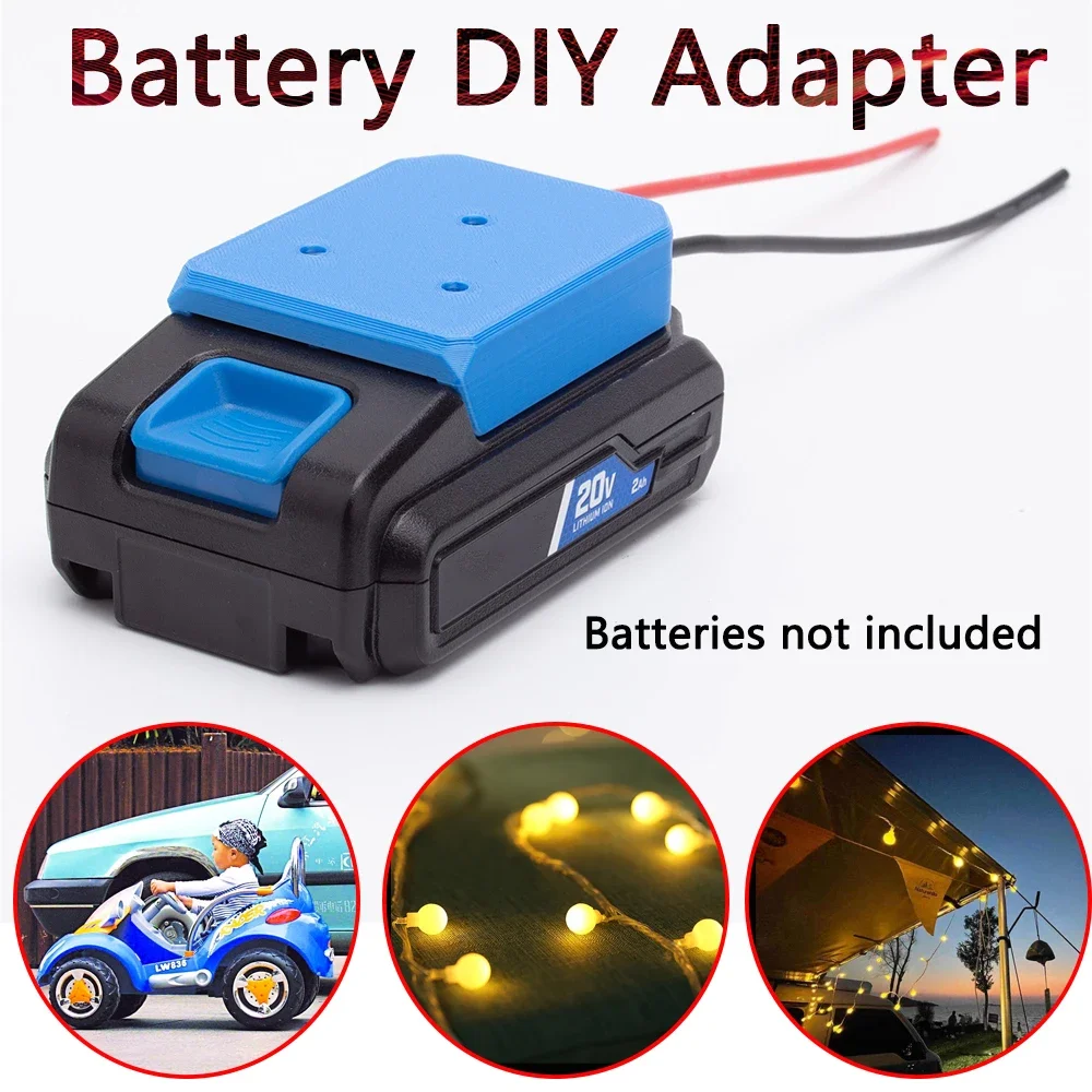 BatteryDIYAdapterForHART18VLithiumBattery14AWGWiresforRcCar