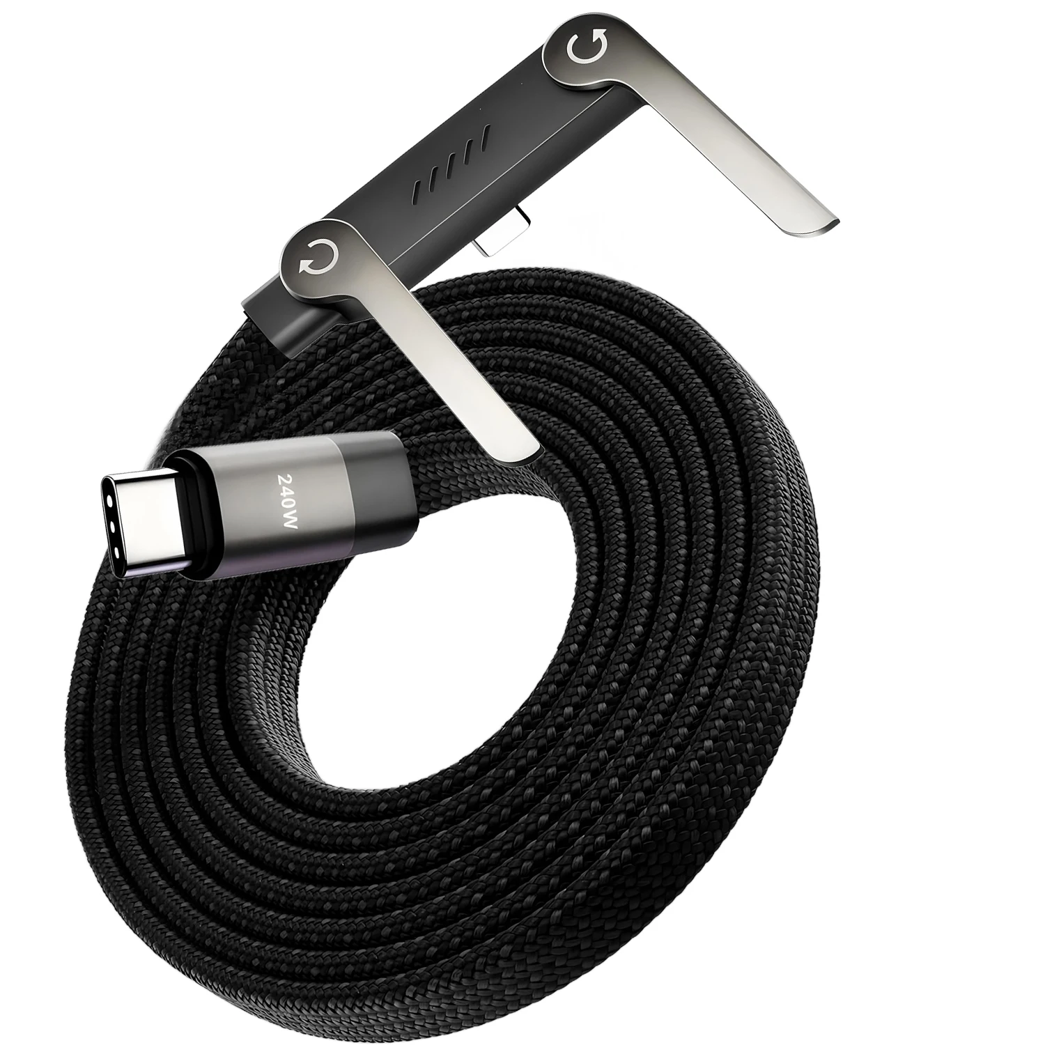 240W 2-in-1 Stand Charging Cable | Phone Holder Integrated thumbnail 6
