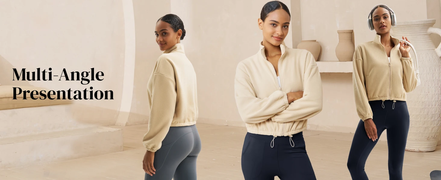 Winter Fleece Cropped Jacket