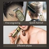 WAIKIL Professional Men's Electric Hair Clipper Set Facial Treatment Device Retro USB Charge Shaver Oil Head Carving Machine 2