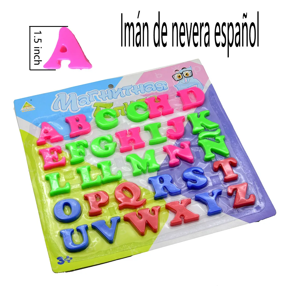 MOFEELE Juego De Letras Magnéticas En Español, 224 Pieza Abecedario