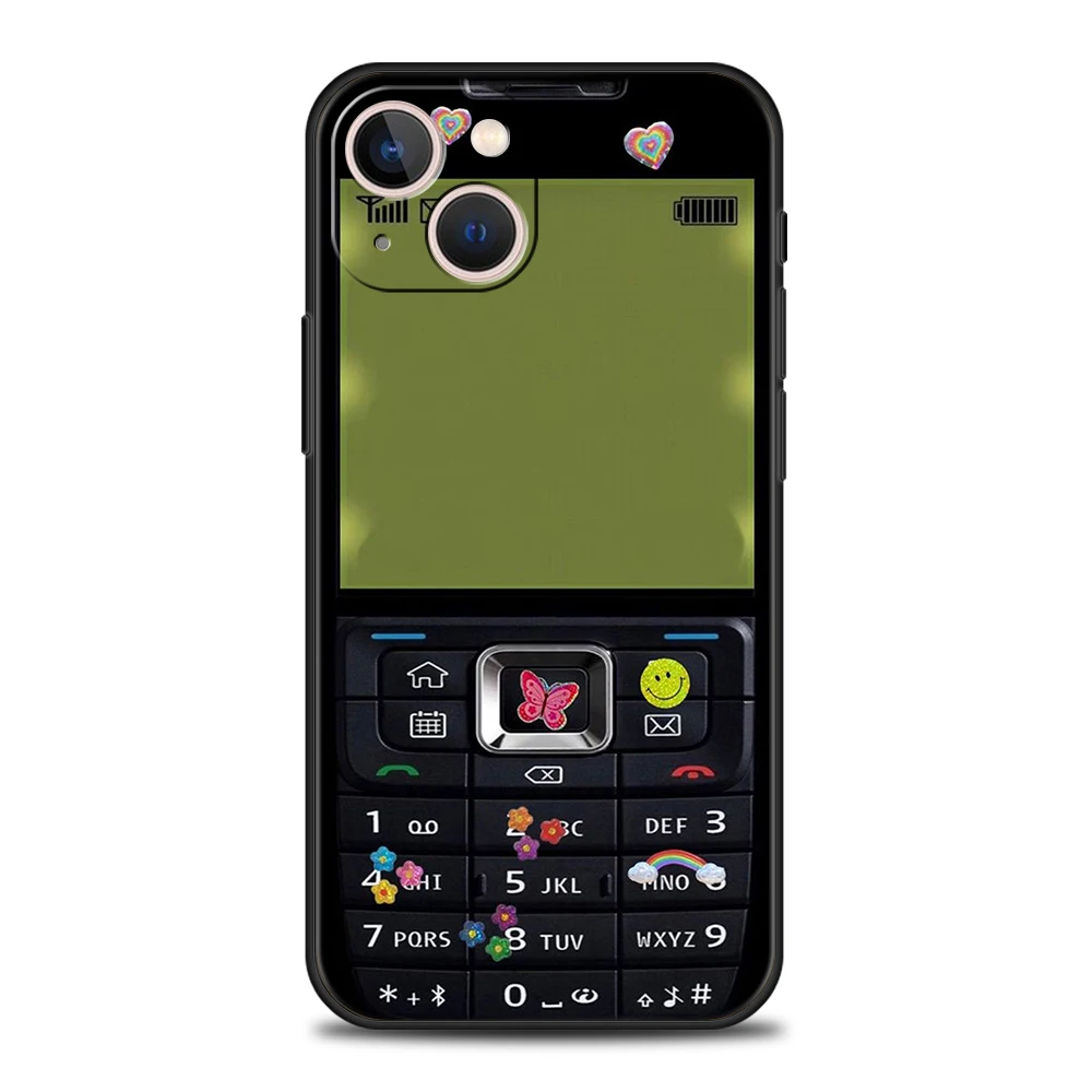 Retro Style Luxury Vintage Cassette Tape Silicone Phone Case
