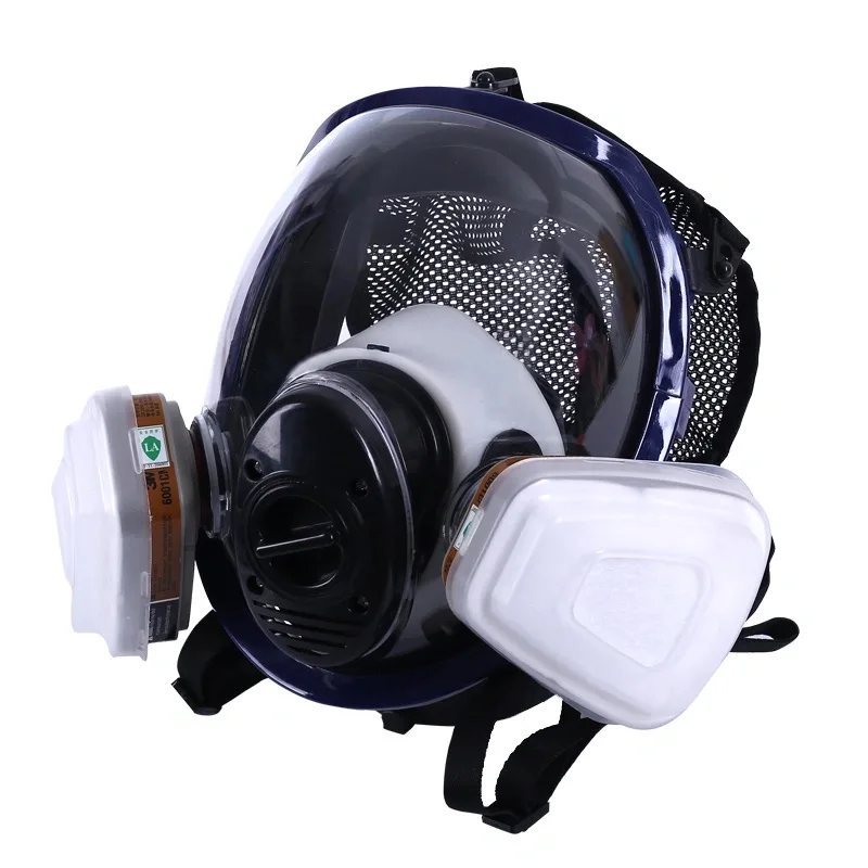 Gas Mask Multifunctional 6800 Ultra-Transparent Fully Sealed for Industrial Spray Paint