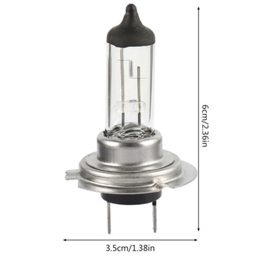 10PCS Halogen Headlight Bulb Super  Warm White Light H7 55W 12V Bulb Headlight Halogen Lamp Car HeadLight Replacement Bulb 6