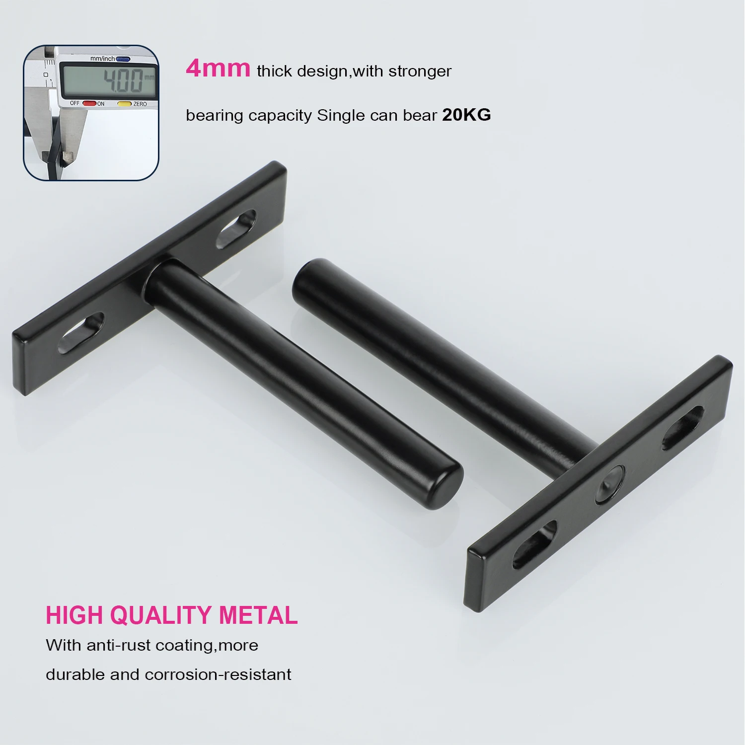 Shelf Bracket 4pcs Floating Shelf Bracket Hidden Bracket Wall Mounted Invisible Nail Fixed Partition Hidden Shelf Tv Wall Mount Bracket Folding Shelf Bracket Shelf Support